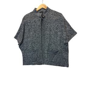 Tally Ho Women's Size PXL Marled Knit One-Button Cardigan Sweater